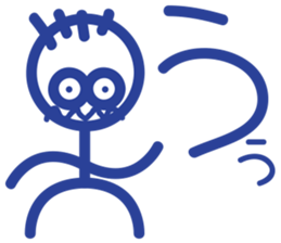 stick person BOU sticker #7969378