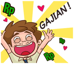 Agus The Salaryman sticker #7969476