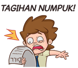 Agus The Salaryman sticker #7969478