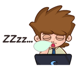 Agus The Salaryman sticker #7969480