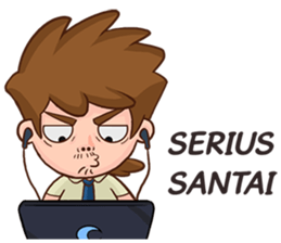 Agus The Salaryman sticker #7969484