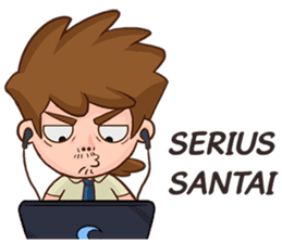 Agus The Salaryman sticker #7969484