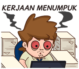 Agus The Salaryman sticker #7969496