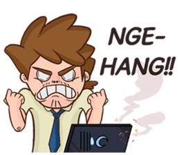 Agus The Salaryman sticker #7969499