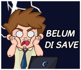 Agus The Salaryman sticker #7969501