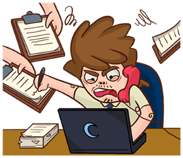 Agus The Salaryman sticker #7969503