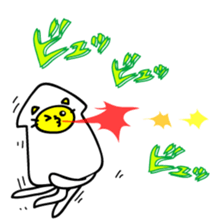 Let's play with Squid cat sticker #7969663