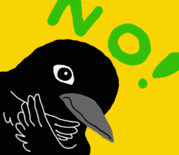 Mr. crow sticker #7970260