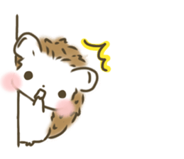 hedgehog 'Hari-san' sticker #7970359