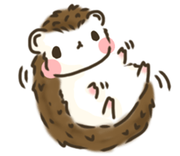 hedgehog 'Hari-san' sticker #7970360