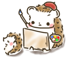 hedgehog 'Hari-san' sticker #7970376