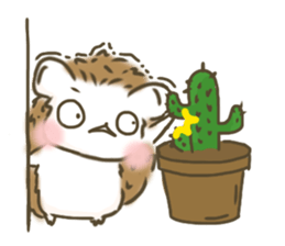 hedgehog 'Hari-san' sticker #7970379