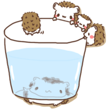 hedgehog 'Hari-san' sticker #7970386