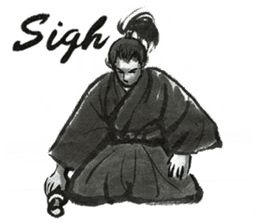 Oedo Samurai soul (Brush paint edition) sticker #7970804