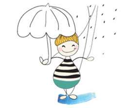 Wooden baby sticker #7970958