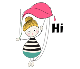 Wooden baby sticker #7970961