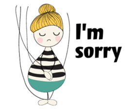 Wooden baby sticker #7970962