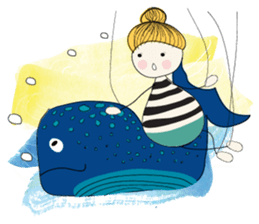 Wooden baby sticker #7970982