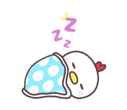 Cute fowl sticker #7971605