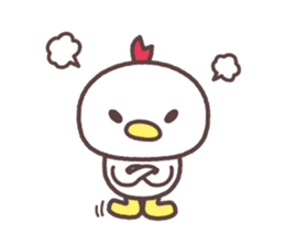 Cute fowl sticker #7971619