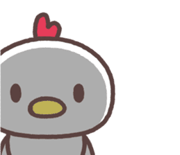 Cute fowl sticker #7971643