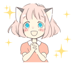 Cat ear girl Necoco 1 sticker #7971696