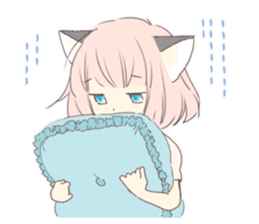 Cat ear girl Necoco 1 sticker #7971716