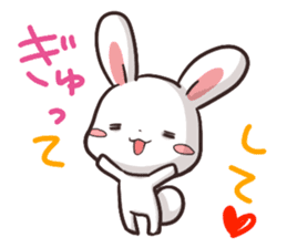 Always together Rabbit & Bear's love3 sticker #7971804