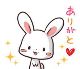 Always together Rabbit & Bear's love3 sticker #7971829