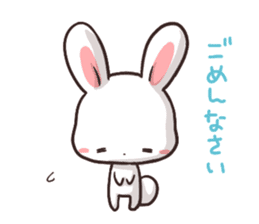 Always together Rabbit & Bear's love3 sticker #7971842