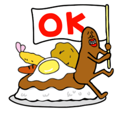 My Bingo valve curry father sticker #7972164