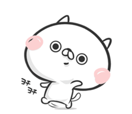 Friends cat 4 sticker #7972406