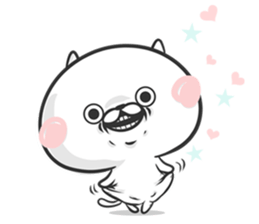 Friends cat 4 sticker #7972430