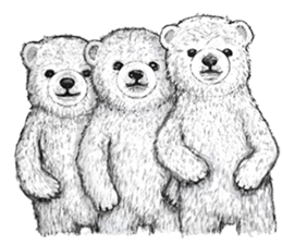 grimy bears sticker #7972608