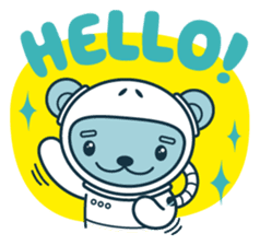 Jokukuma, the Space Bear sticker #7972724