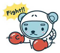 Jokukuma, the Space Bear sticker #7972729