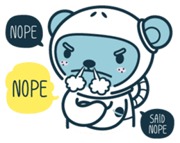 Jokukuma, the Space Bear sticker #7972730