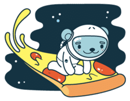 Jokukuma, the Space Bear sticker #7972735