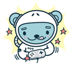Jokukuma, the Space Bear sticker #7972738