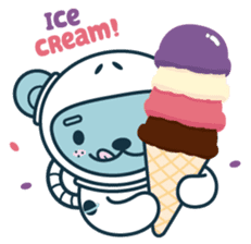 Jokukuma, the Space Bear sticker #7972740