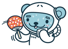 Jokukuma, the Space Bear sticker #7972741