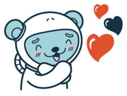 Jokukuma, the Space Bear sticker #7972744