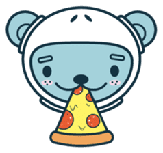 Jokukuma, the Space Bear sticker #7972746