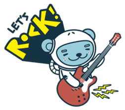 Jokukuma, the Space Bear sticker #7972749