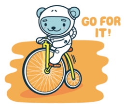 Jokukuma, the Space Bear sticker #7972754