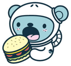 Jokukuma, the Space Bear sticker #7972755