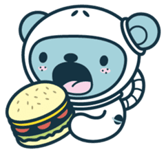 Jokukuma, the Space Bear sticker #7972755