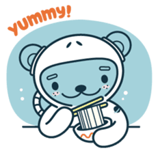 Jokukuma, the Space Bear sticker #7972758