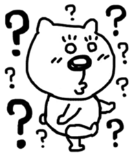 He is a very cute bear. sticker #7973006