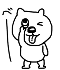 He is a very cute bear. sticker #7973021